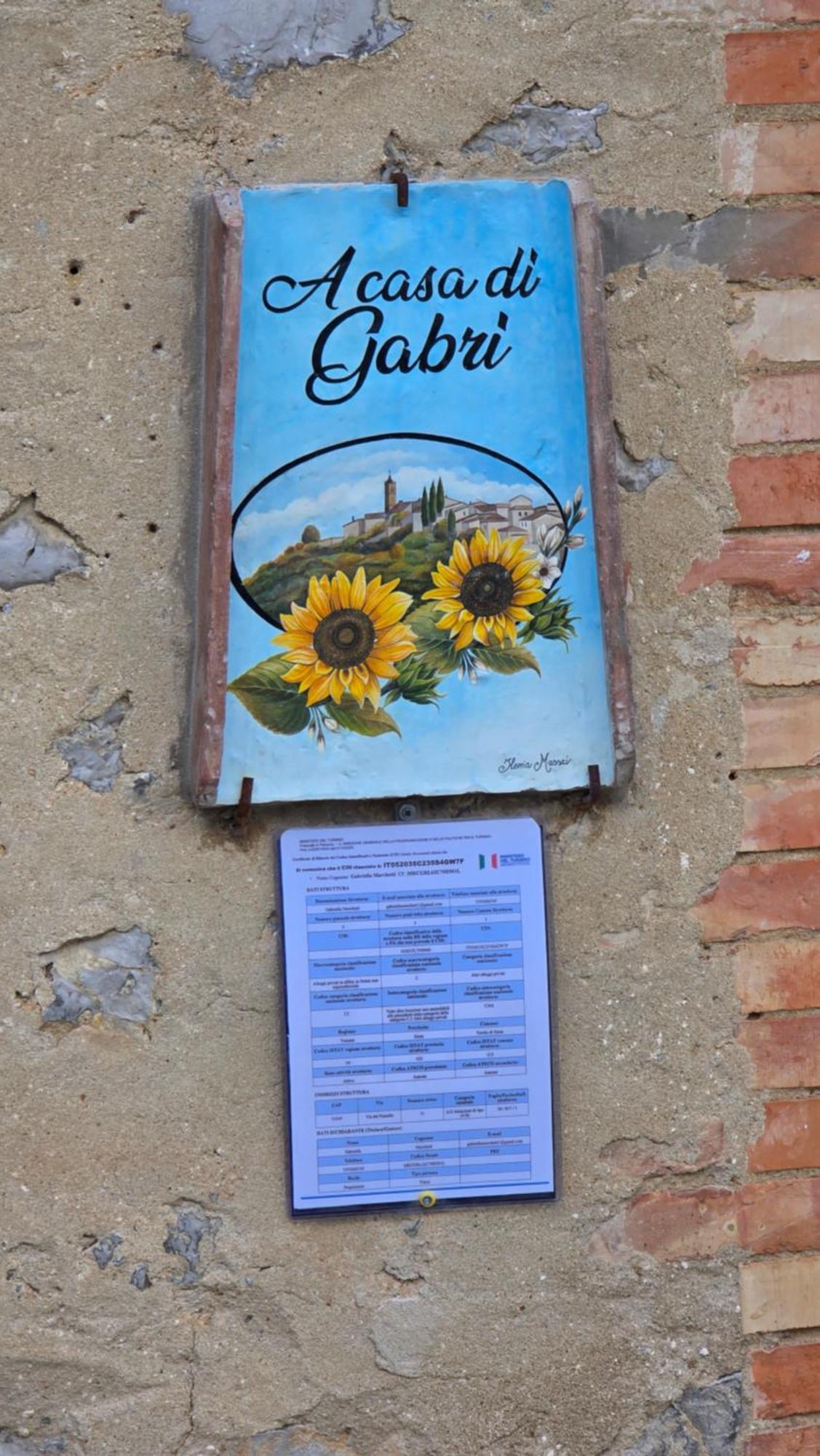 A Casa Di Gabri Villa Montefollonico Eksteriør bilde